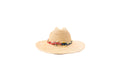 Nido kids palm straw hat, back view