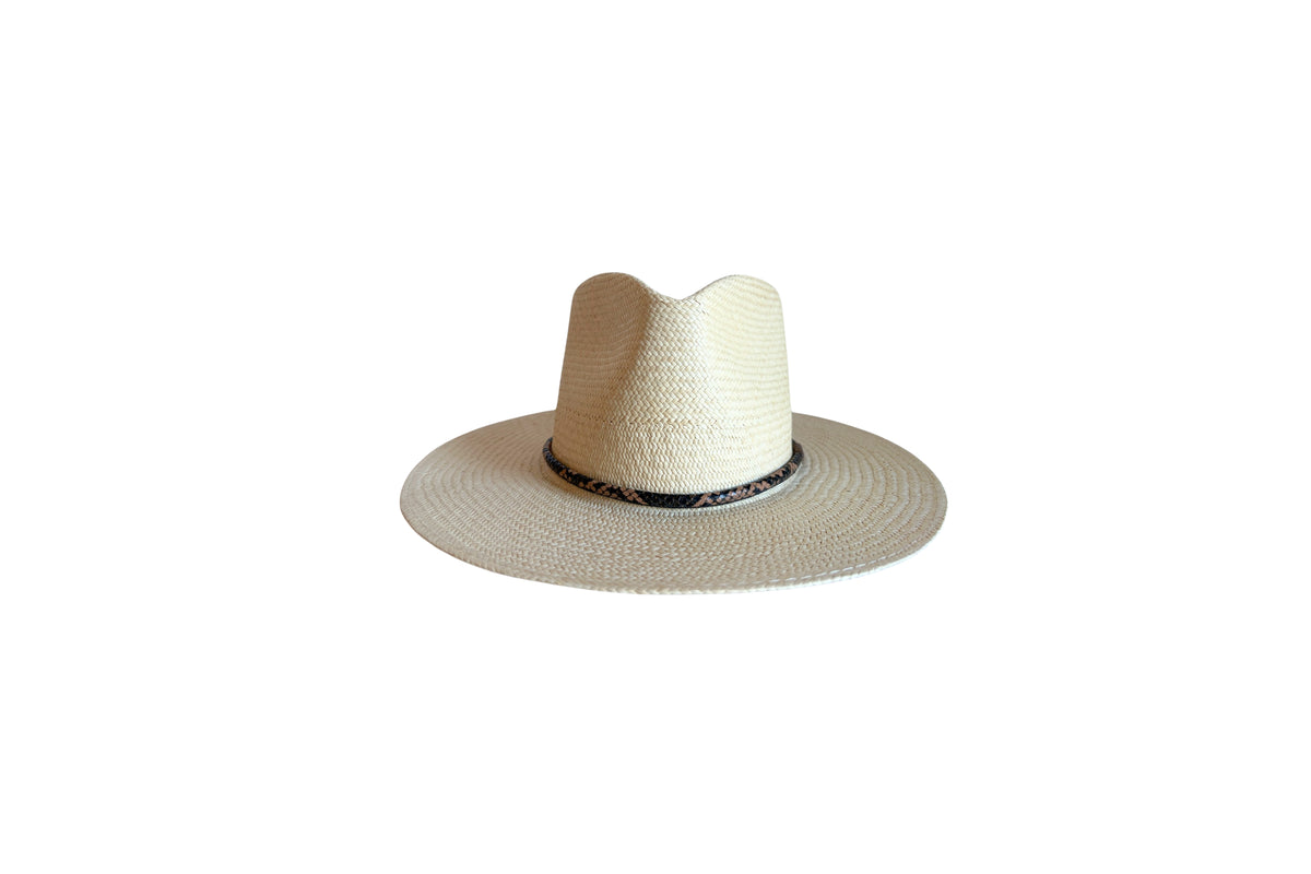 Cobra Panama straw hat, front view