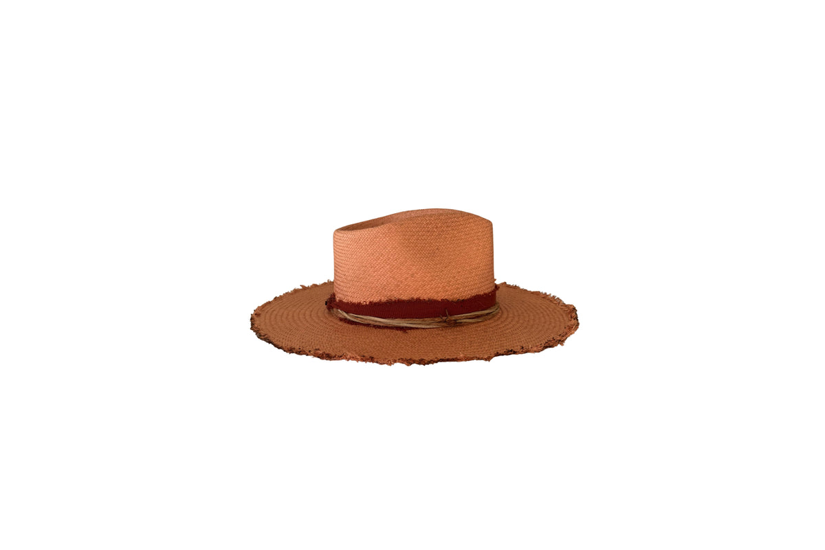 Médano Panama straw hat, side view