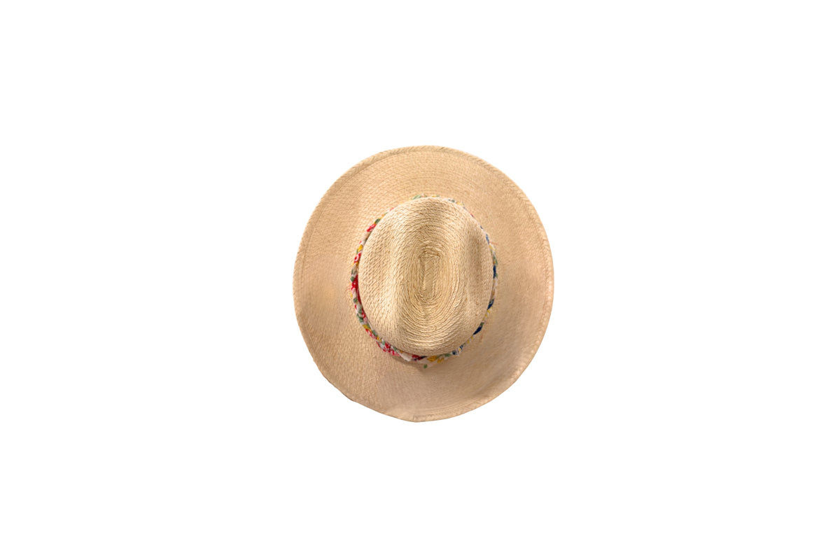 Nido kids palm straw hat, front view